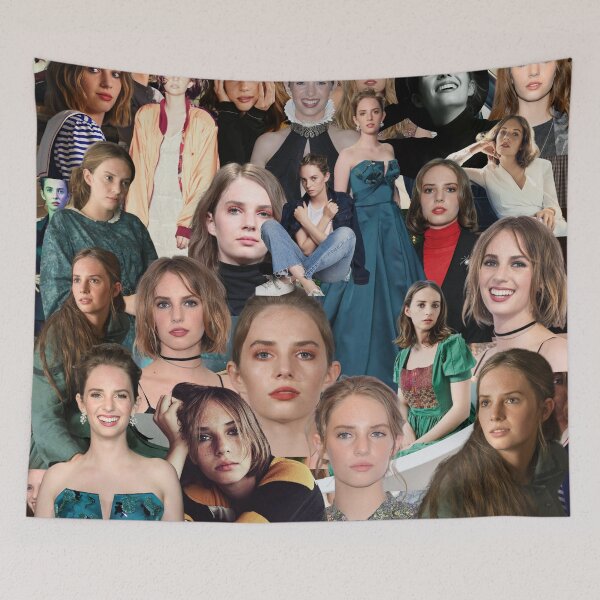Item preview, Maya Hawke Abstract Collage Art designed and sold by CollageHeaven.