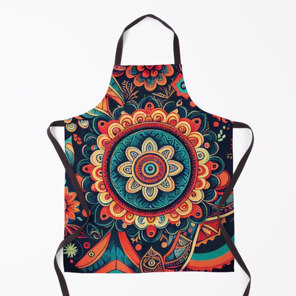 Artikelvorschau, Drawn Cool Bohemian Pattern Digital Painting entworfen und verkauft von CodeAndColors.