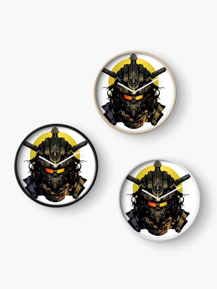 Thumbnail 3 of 4, Clock, Cyber Pirate designed and sold by RockingPandS.