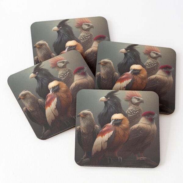 Item preview, The Majestic Flock and Feathered Friend Digital Painting designed and sold by CodeAndColors.