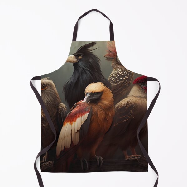 Aperçu de l'œuvre The Majestic Flock and Feathered Friend Digital Painting créée et vendue par CodeAndColors.