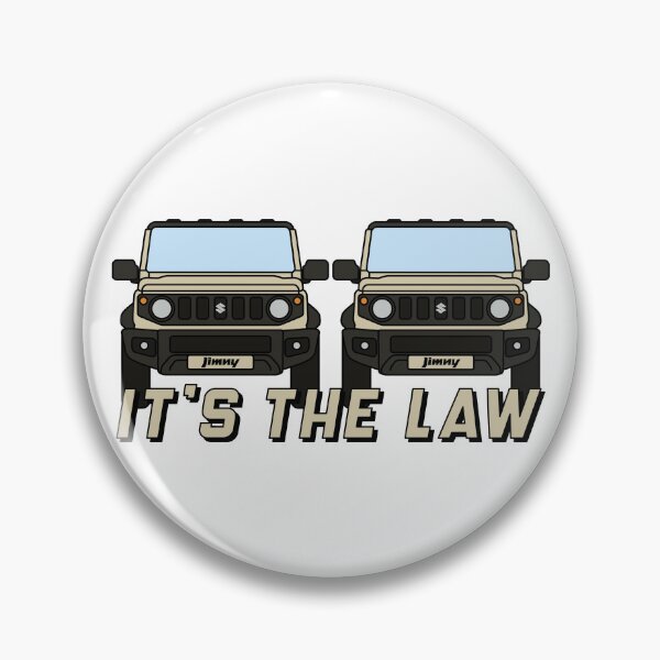 Item preview, It's the law - Suzuki Jimny (Chiffon Ivory) designed and sold by Ashley Castleton.