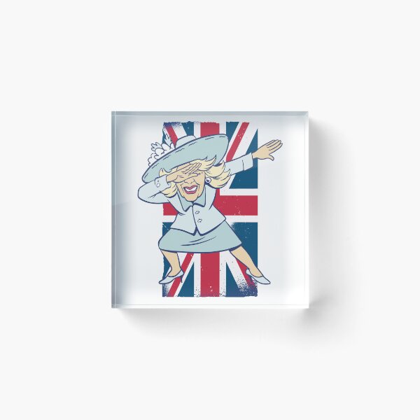 Item preview, Funny Caricature Dabbing Camilla British Flag Womens Mens designed and sold by pipsmerch.