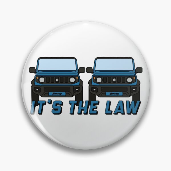 Item preview, It's the law - Suzuki Jimny (Brisk Blue) designed and sold by Ashley Castleton.