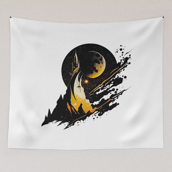 Item preview, Mountain Rocket Ship designed and sold by ShadowAndSlate.