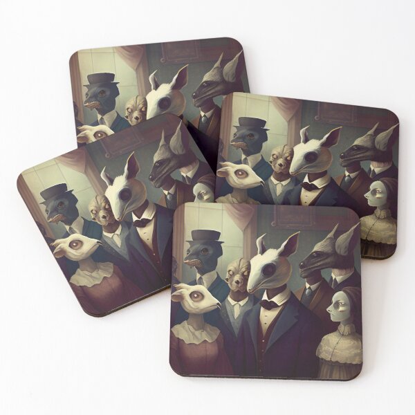 Item preview, The Odd Gathering Digital Painting designed and sold by CodeAndColors.
