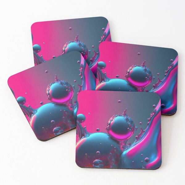 Item preview, Pink Skyline - Gradient Liquid Art designed and sold by Transcendance.