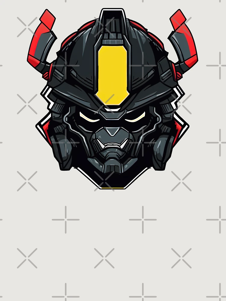Thumbnail 6 von 6, Premium Oversized Pullover, Cyborg Mecha-Samurai designt und verkauft von RockingPandS.