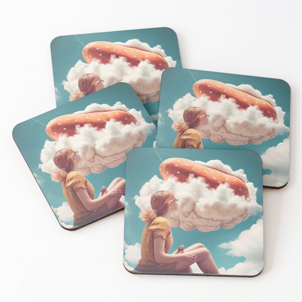 Item preview, Gazing at the Skies with Sausage Dreams Digital Painting designed and sold by CodeAndColors.