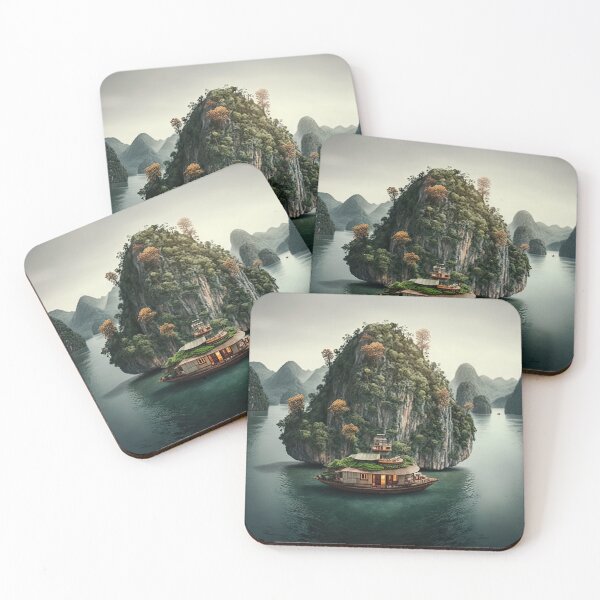 Item preview, Tiny Islands of the Ocean designed and sold by FireScreen.