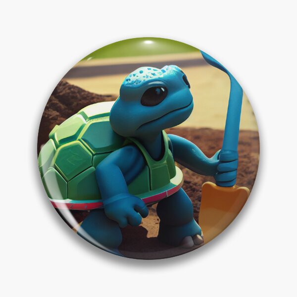 Item preview, Playground Turtle Spatula Digital Painting designed and sold by CodeAndColors.