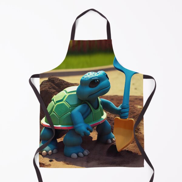 Item preview, Playground Turtle Spatula Digital Painting designed and sold by CodeAndColors.