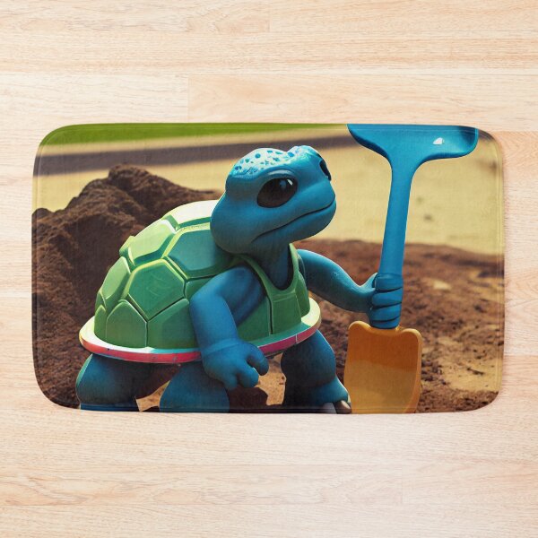 Item preview, Playground Turtle Spatula Digital Painting designed and sold by CodeAndColors.