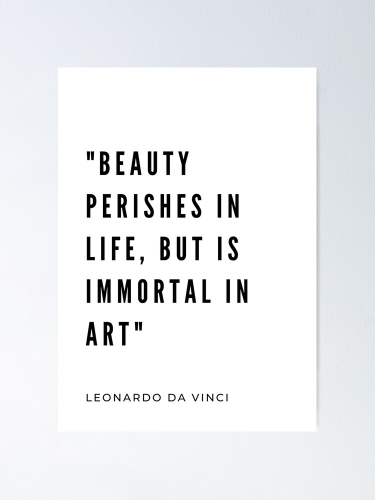 Minimalist painting alongside Michelangelo quote on simplicity