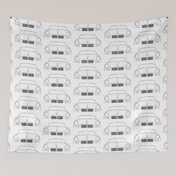 Item preview, Triumph Spitfire 4 Mk I 1960s British classic car black outline designed and sold by soitwouldseem.