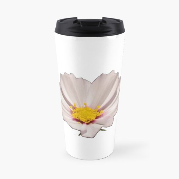 Flower with yellow center Travel Mug