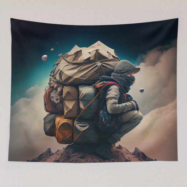 Item preview, A Gallivant to Pulverize and Embrace Digital Painting designed and sold by CodeAndColors.
