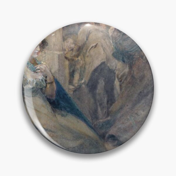 Item preview,  The Wallflower - Edgar Bundy RA (British, 1862-1922) designed and sold by Vintage Designs +.