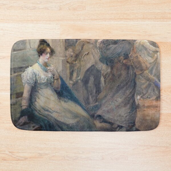 Item preview,  The Wallflower - Edgar Bundy RA (British, 1862-1922) designed and sold by Vintage Designs +.