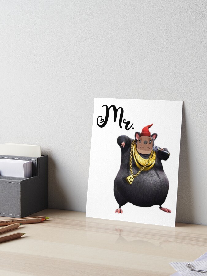 Biggie Cheese Mr. Boombastic, funny chees | Art Print