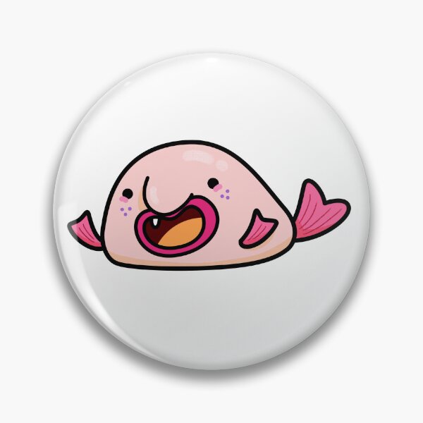 Item preview, Kawaii Pink Blobfish designed and sold by kawaiilife.