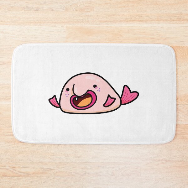 Item preview, Kawaii Pink Blobfish designed and sold by kawaiilife.
