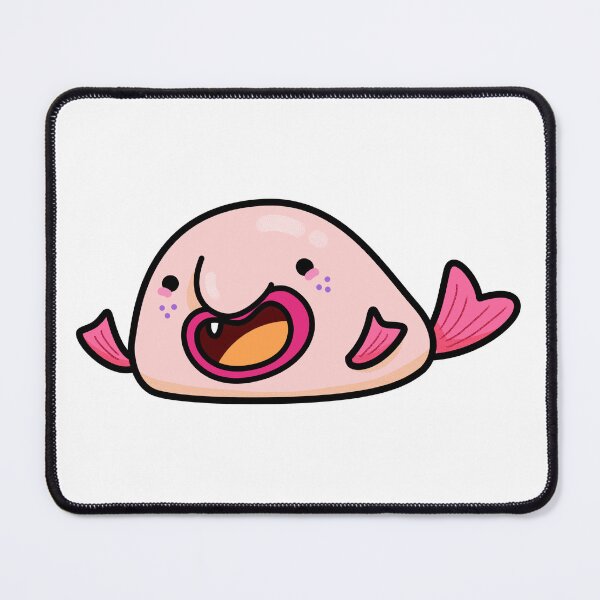 Item preview, Kawaii Pink Blobfish designed and sold by kawaiilife.