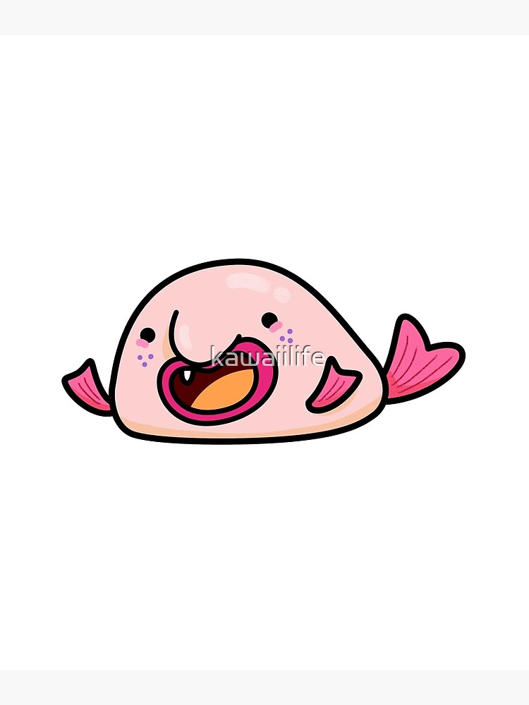 So cute  Blobfish, Cartoon fish, Fish drawings