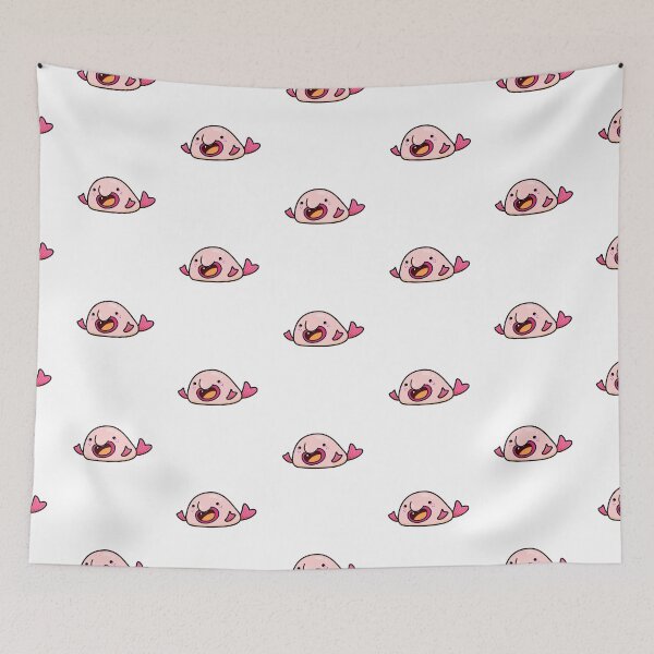 Item preview, Kawaii Pink Blobfish designed and sold by kawaiilife.