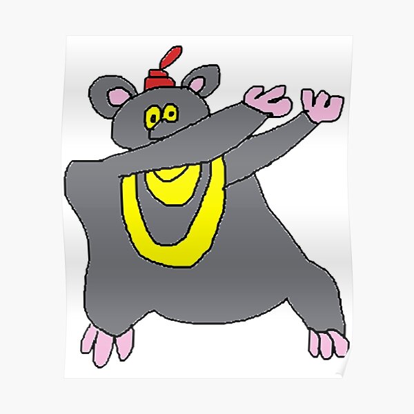 Made fanart of Biggie Cheese from the movie Barnyard in 2023