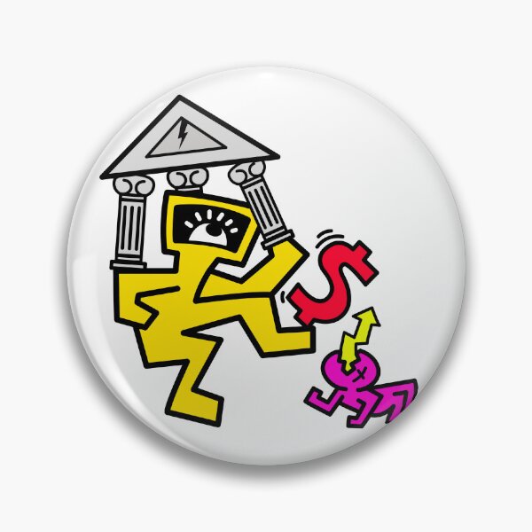 Item preview, Trust Us Banks and Inflation designed and sold by bitpopart.