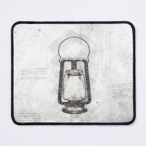 Item preview, Da Vinci Sketch Art Lantern - Grunge designed and sold by Rayyanz.