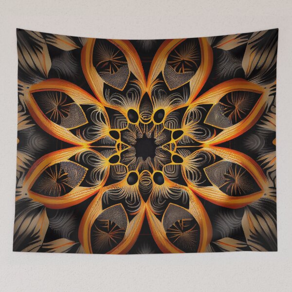 Item preview, Fine Intense Modern Pattern Digital Painting designed and sold by CodeAndColors.