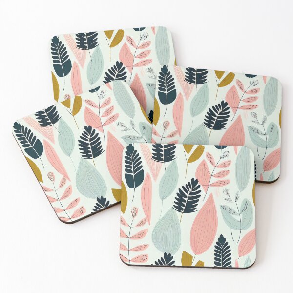 Item preview, Exotic Minimal Drawn Elegant Scandinavian Pattern Digital Painting designed and sold by CodeAndColors.