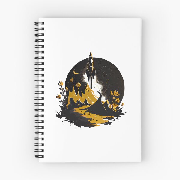 Item preview, Rocket Ship Blasting Off designed and sold by ShadowAndSlate.