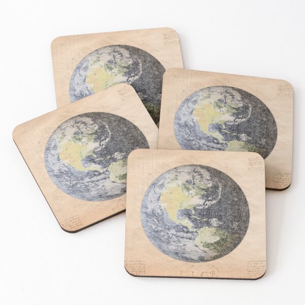 Item preview, Da Vinci Sketch Art Planet Earth - Vintage designed and sold by Rayyanz.