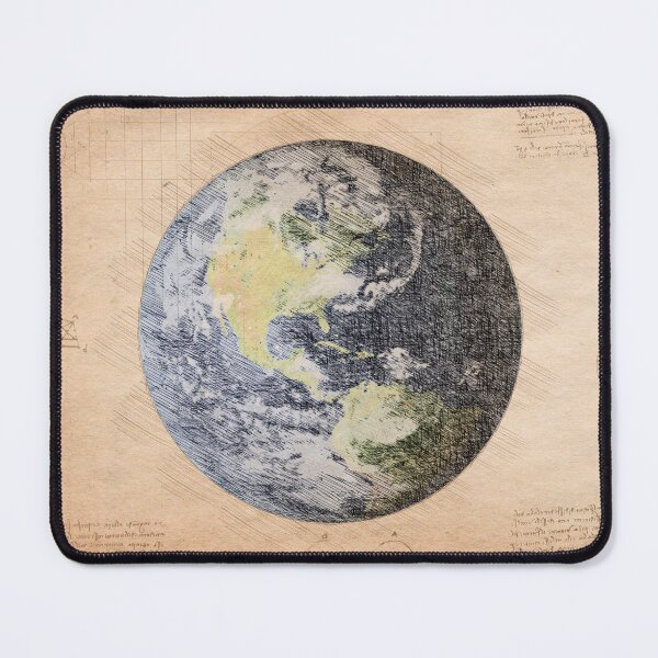 Item preview, Da Vinci Sketch Art Planet Earth - Vintage designed and sold by Rayyanz.