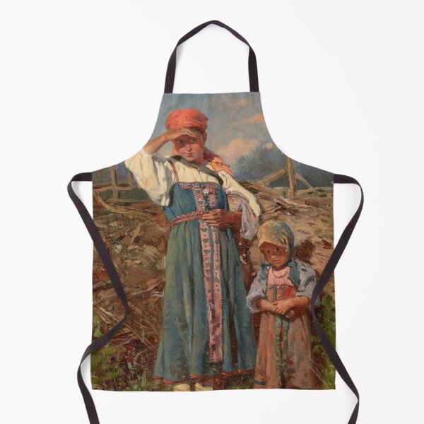 Item preview, Two peasant girls - VLADIMIR EGOROVICH MAKOVSKY (1846 -1920) designed and sold by Vintage Designs +.
