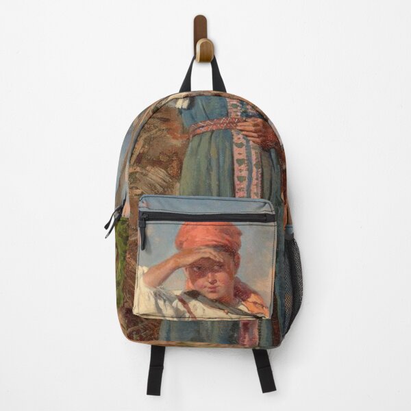 Item preview, Two peasant girls - VLADIMIR EGOROVICH MAKOVSKY (1846 -1920)  designed and sold by Vintage Designs +.