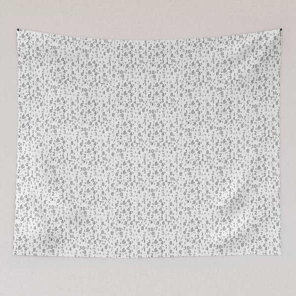 Item preview, "Numeric Symphony: An Abstract Ode to Numbers", Abstract numbers art  designed and sold by S888.