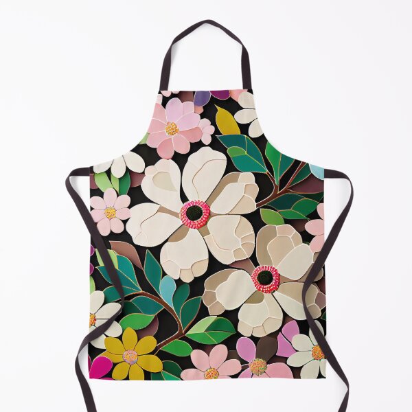 Artikelvorschau, Mosaic Anime Floral Pattern Digital Painting entworfen und verkauft von CodeAndColors.