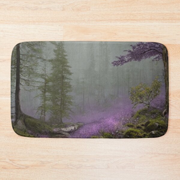 Item preview, Purple Misty Fantasy Forest designed and sold by RuralGreen.