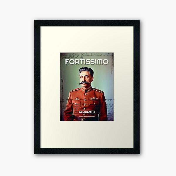 Item preview, Italian General in Uniform with Big Moustache Poster designed and sold by KALEIDOSCOPE UK.