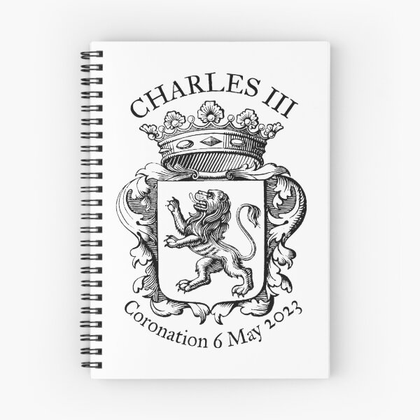 Item preview, Charles III coronation (lion, black) designed and sold by SolidEarthArt.