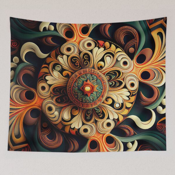 Item preview, Dazzling Dense Pattern Digital Painting designed and sold by CodeAndColors.