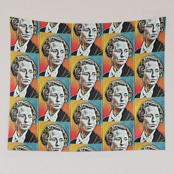 Item preview, Edna St. Vincent Millay artwork | Edna St. Vincent Millay Portrait | Edna St. Vincent Millay Wall Art  designed and sold by Suyogsonar25.