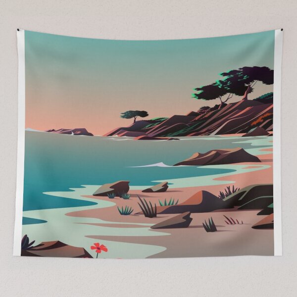 Item preview, Digital Beach Painting designed and sold by NengShop.