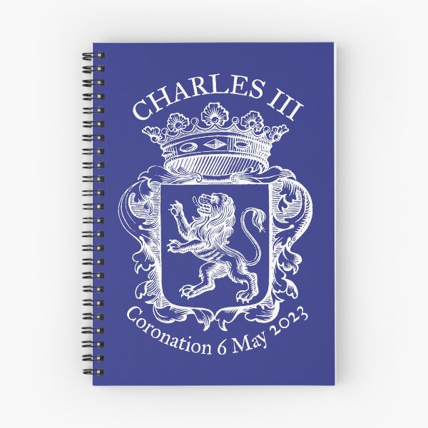 Item preview, Charles III coronation (lion, white) designed and sold by SolidEarthArt.