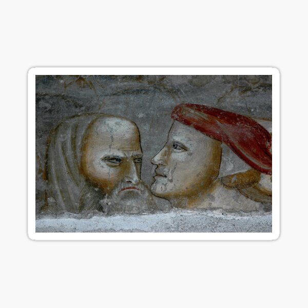 Item preview, Faces in Italian fresco, surly disbelief and faith designed and sold by TerenceKerr.