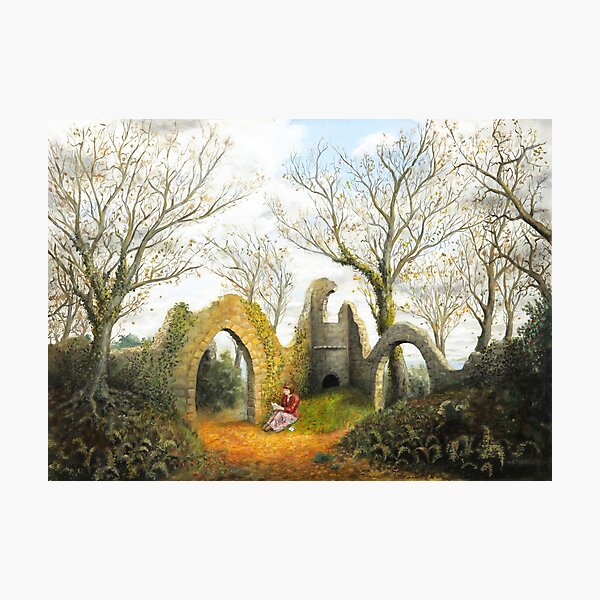 The Letter in Conygar Woods Photographic Print